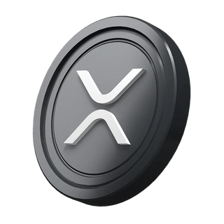 Grafisch element van de XRP Ripple-munt in een beginnershandleiding over crypto